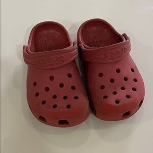 CROCS Kids Red Shoes